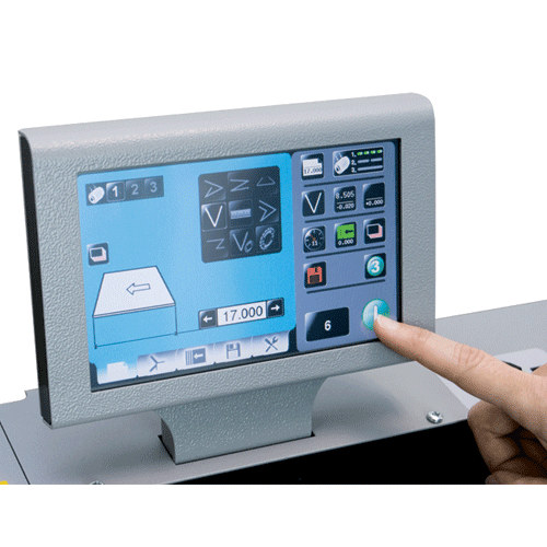 Full-color touchscreen control panel