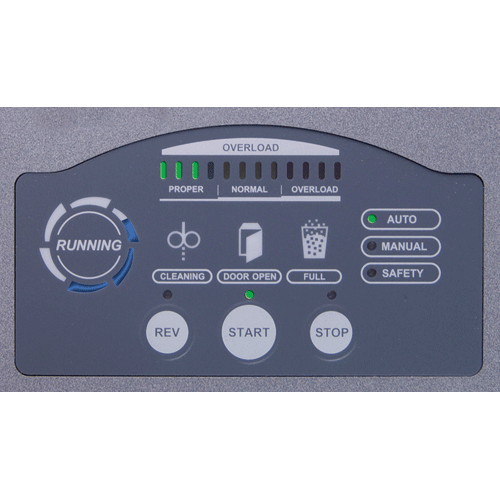 User-friendly LED control panel with load indicator