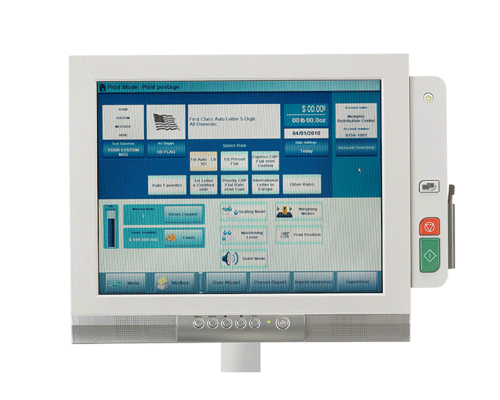 15" full-color touchscreen