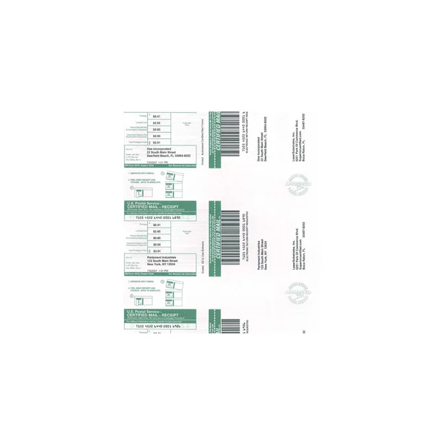100 sheets per pack, 3 forms per sheet, 300 forms total.